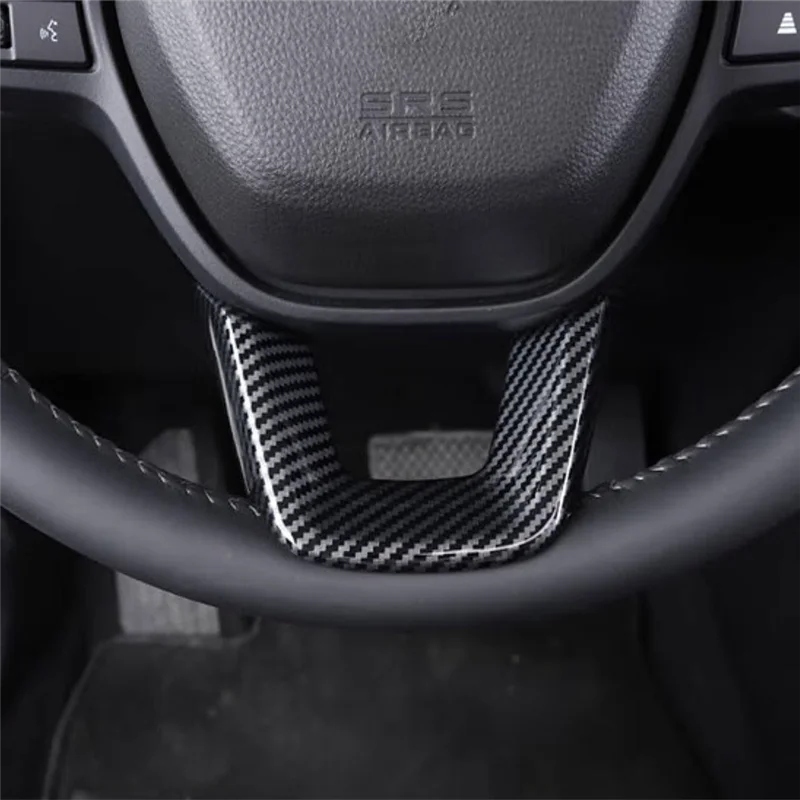 

AW-Car Steering Wheel Cover Frame Molding Trim Interior Accessories For Honda Accord 2023 2024 11Th Gen ABS Carbon Fiber
