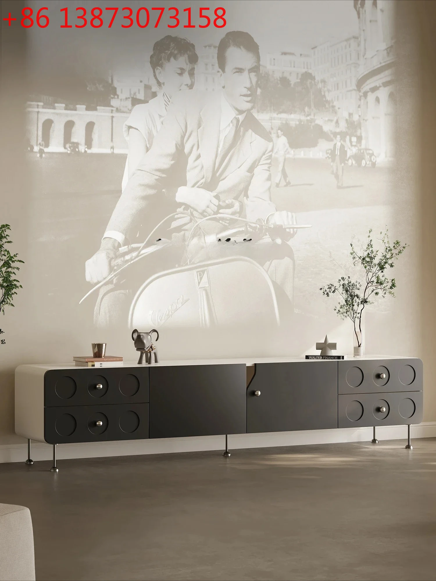 

Простой современный свет, роскошная скандинавская гостиная, домашний ТВ-шкаф, французская средневековая подставка под телевизор, мебель для гостиной