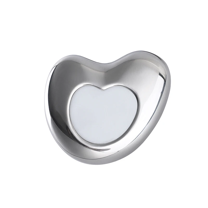 Home beauty equipment Stainless steel heart-shaped metal sand scraping massage tool Facial beauty facial lift scraper