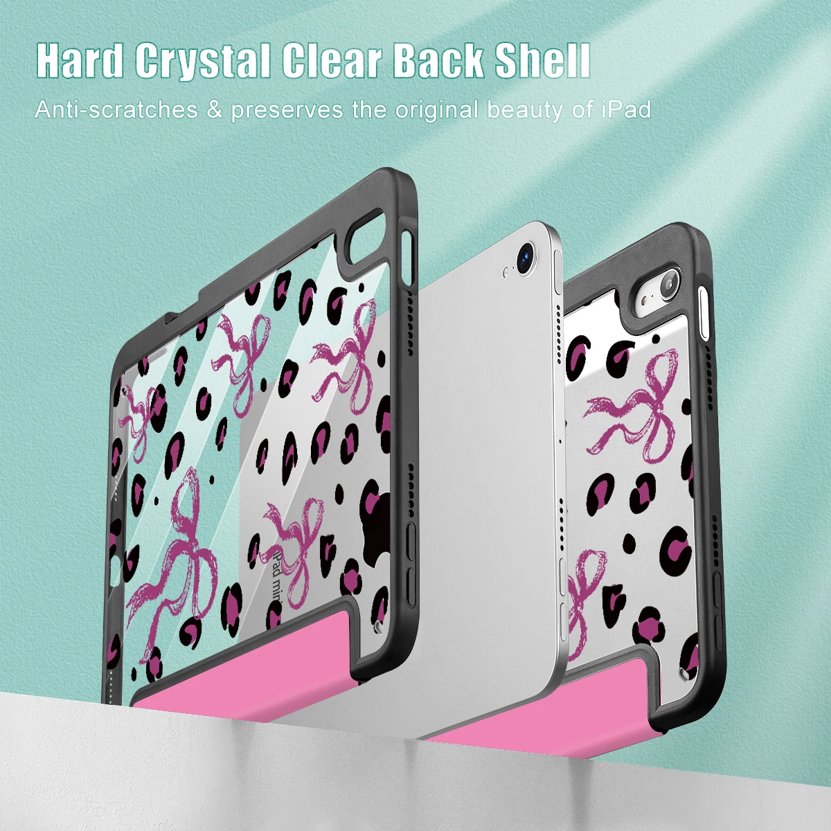 Capa de impressão de couro pu rosa quente para ipad 2025 11th a16 10.9 polegadas 10th 2022 pro 11 12.9 polegadas pro 13 m4 air 11 13 air4 air5 10.2 polegadas