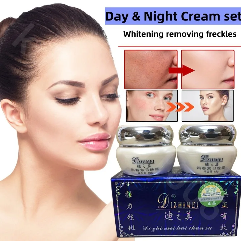 

28 Days Rejuvenating Day Night Cream Set for Whitening Spot-Reducing Moisturizing Trio for Radiant Glowing Skin Care Products