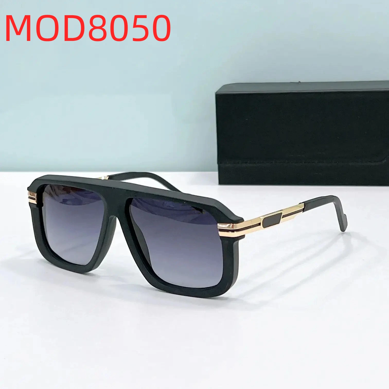 

New Arrival MOD8050 Classic UV400 Polarized Gradient Men Eyewear Trendy Tortoise Acetate+Alloy Frame Luxury Women Sunglasses