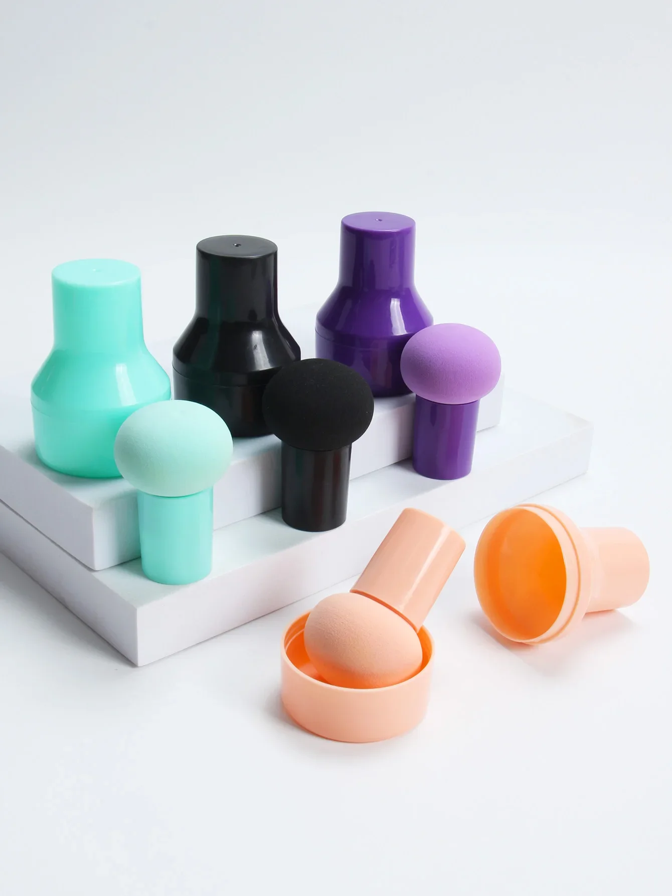 Mushroom Head Makeup Puff, Beauty Blender, Kussen Luchtkussen, Nat en Droog Dubbel Gebruik