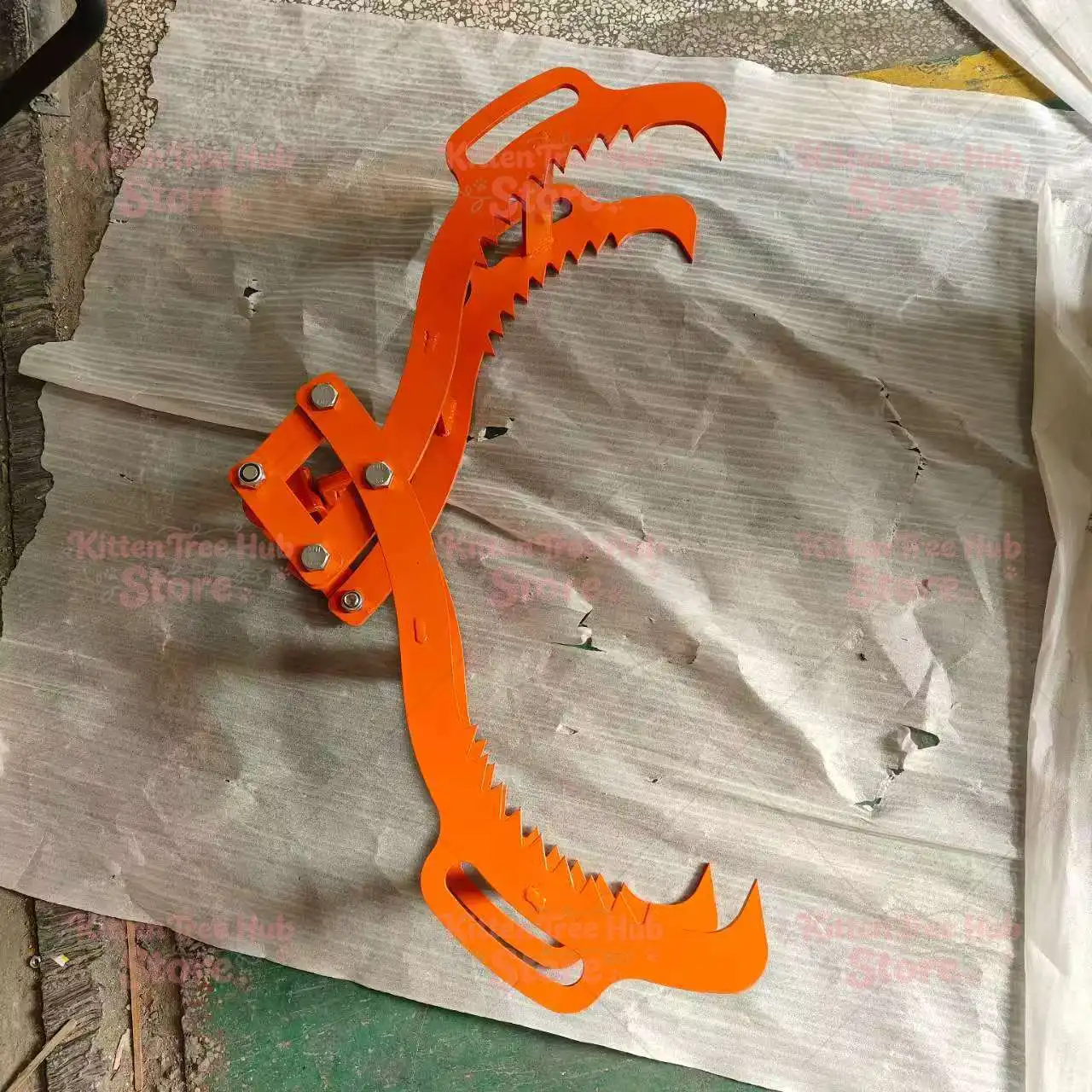 28 Log Lifting Pliers 4 Claw Log Pliers Steel Log Grab 1000 Pounds Lifting Rotary Grab