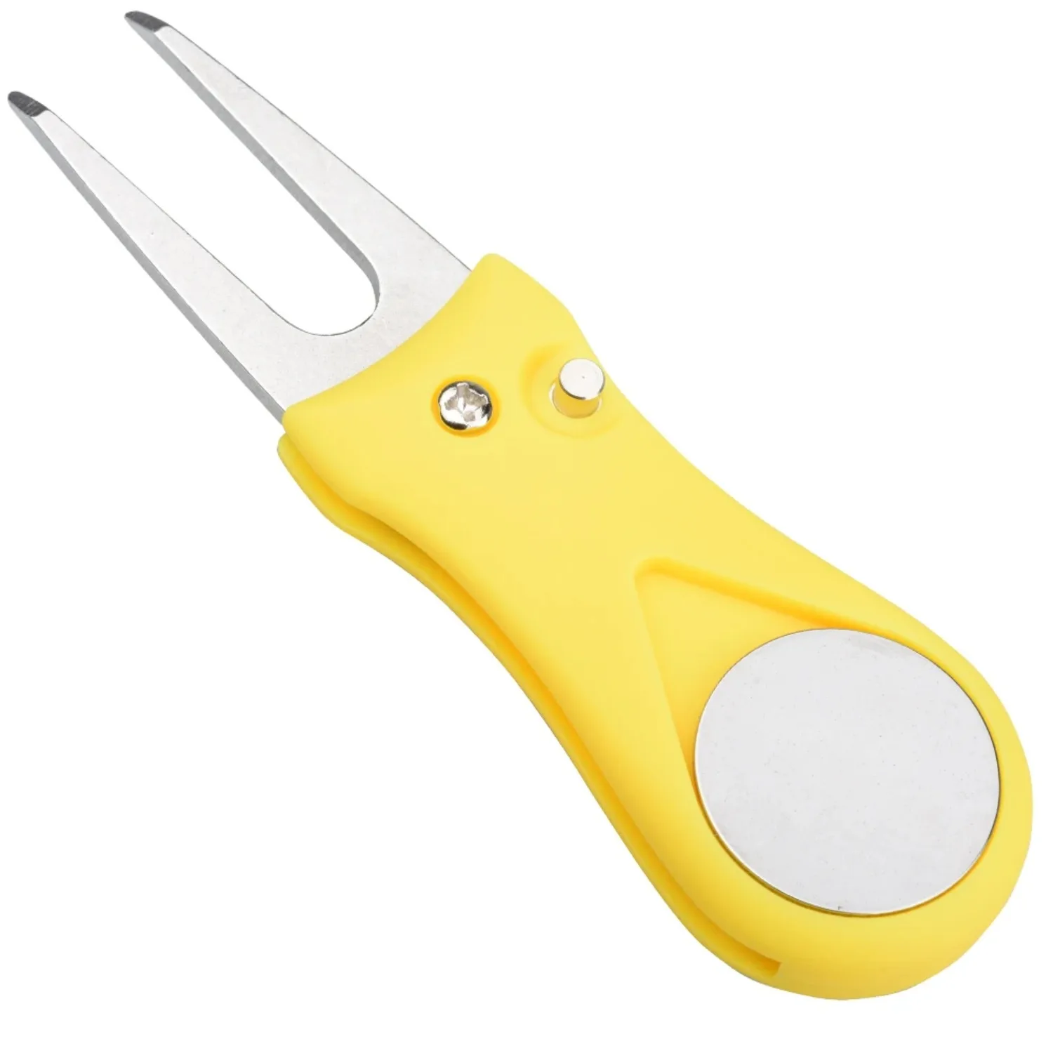 TINSOL 2026 New1PCS Golf Divot Repair Tool Pitch Mark Fork Golf Pitchfork Golf Accessories Foldable Divot Repair Tool view 3