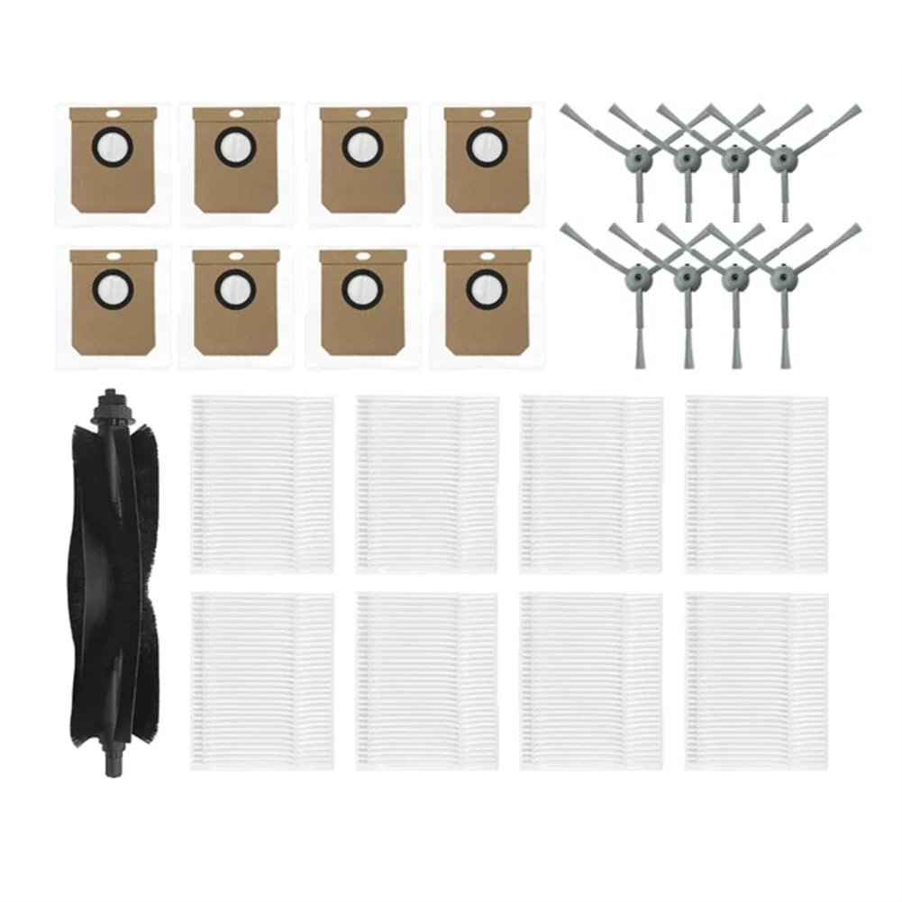 A76I-Compatible For Eufy L50 / L60 Robot Vacuum Replacement Main Side Brush HEPA Filter Dust Bags Spare Parts Accessories
