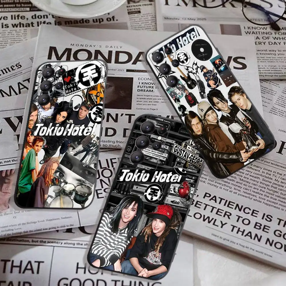 Rock Band T-Tokio H-Hotel Phone Case For Samsung S 24 Fe 25 Ultra Plus 20 Lite 21 30 22 23 24 22 Ultra 5G Fundas