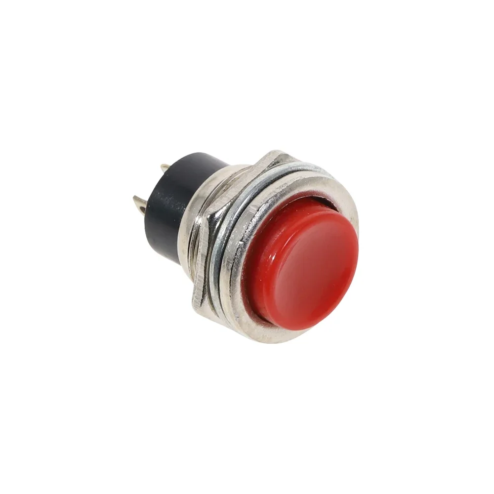 Momentary SPST NO Round  Push Button Switch 16mm Red/Yellow/Blue/Green/White 6A/125VAC 3A/250VAC