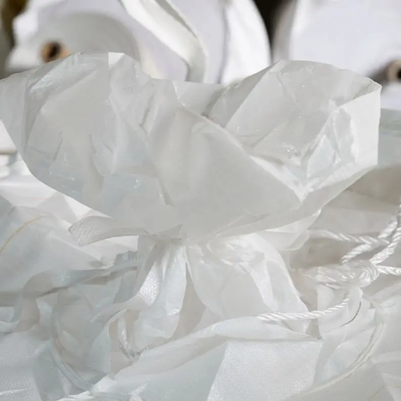 مخصص 1 طن قابلة لإعادة الاستخدام 100٪ PP جامبو FIBC حقيبة كبيرة أحجام مختلفة أكياس مضادة للكهرباء الساكنة