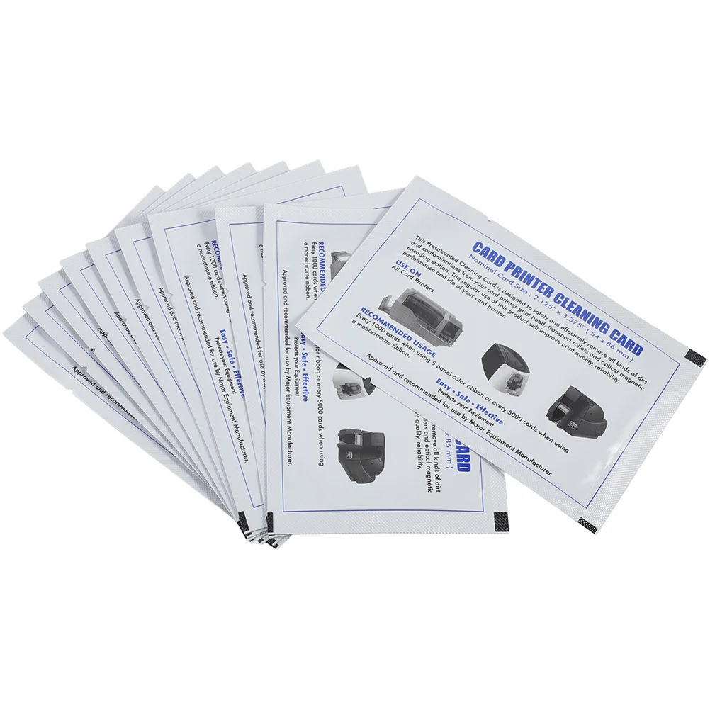 20Pcs Card Cleaner Cleaning Cards for Atm Pos Credit Card Reader Terminal Machine Chip Cleaning Kit Cards Cleaner