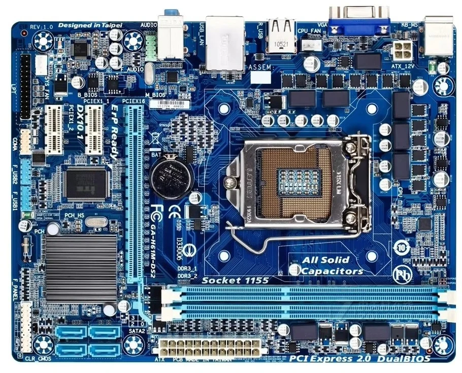 

Используется для основной платы Gigabyte H61M-DS2 1155 H61