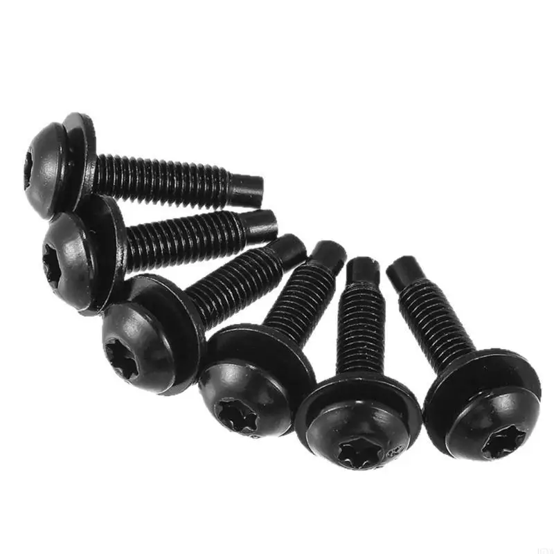 Pack Of 6 Fasteners For Vehicle Windshield Frame Built With Carbon Steel Construction D7YA