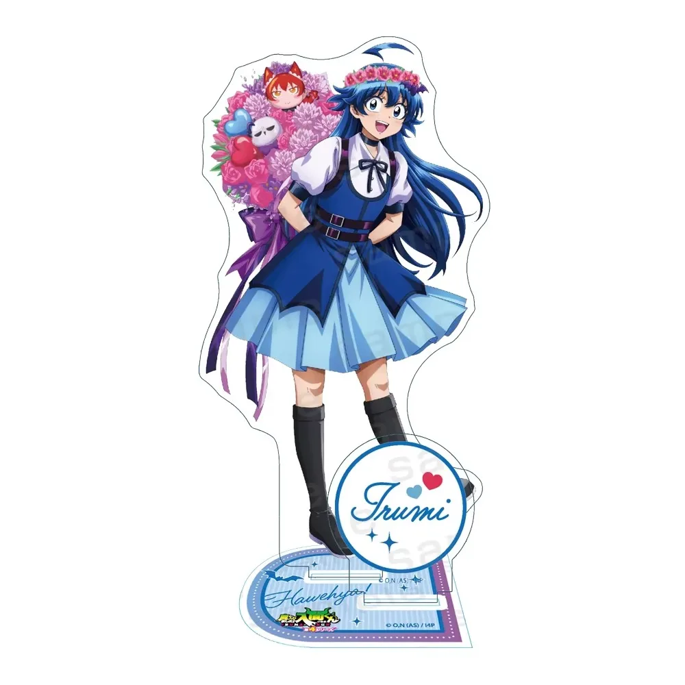 Anime Welcome to Demon School! Iruma-kun Suzuki Iruma Asmodeus Alice 15CM Acrylic Stand Keychain Cosplay Desk Decor Collect Gift