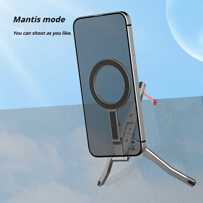 Magsafe Folding Tripod Magnetic Phone Holder Universal Magnetic Phone Tripod Mount Foldable Camera Phone Tripod Stand