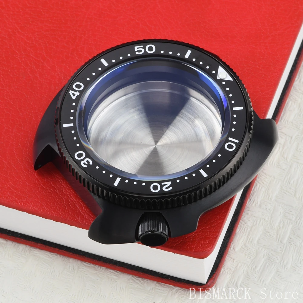 HEIMDALLR 4.2 o'clock Crown Black 6105 Case Suitable for NH35 Movement 4.2 o'clock 28.5mm Dial Sapphire Mirror Turtle Case