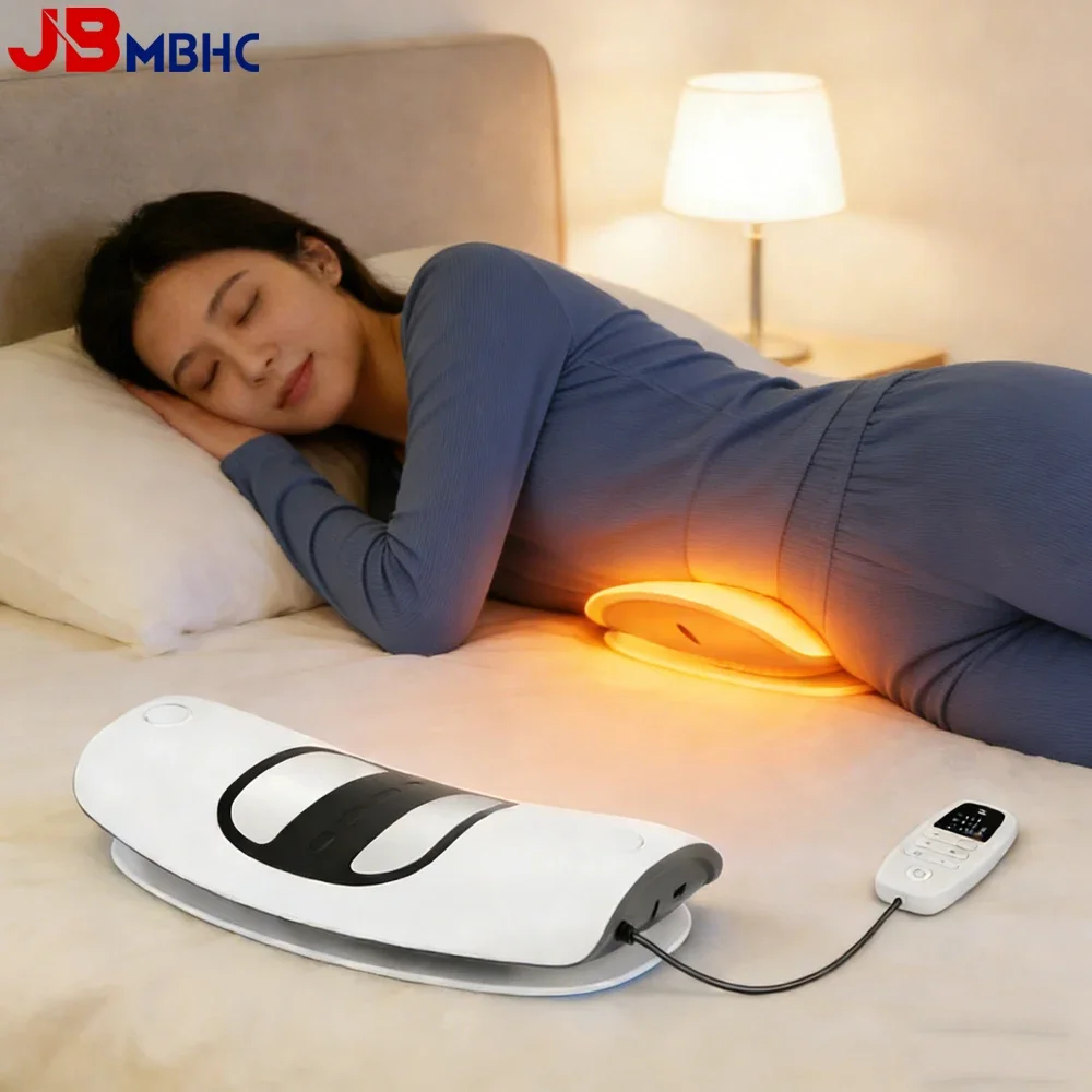 Multifunctional EMS TENS Waist Massager Electric Lumbar Traction Device Vibration Massage Device with Dynamic Airbag Traction