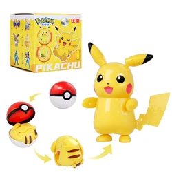 Pokemon Pikachu Figuren Speelgoed Pocket Monsters Bal Model Pokeball Cartoon Game Actiefiguren Speelgoed voor kinderen Kerstcadeau