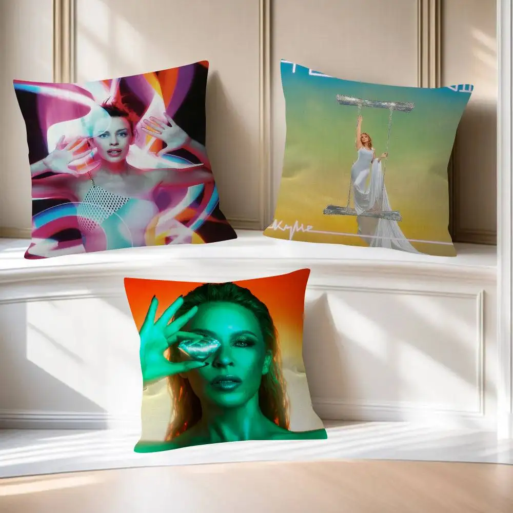 

Singer K-kylie M-minogue Cushion Cover Pillow Cover Decor Pillowcase Printed Cushion Case for Couch