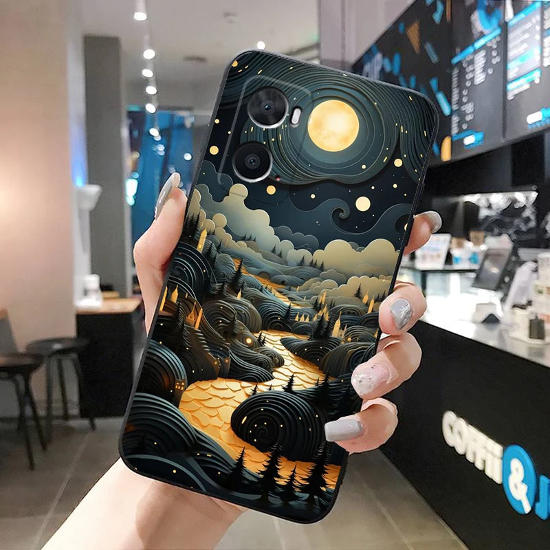 Landscape Sceneary Phone Case For OPPO A77 A57S A96 A91 A54 A74 A94 A73 A78 A53S A54S A15 A16 A17 A52 A58X A98