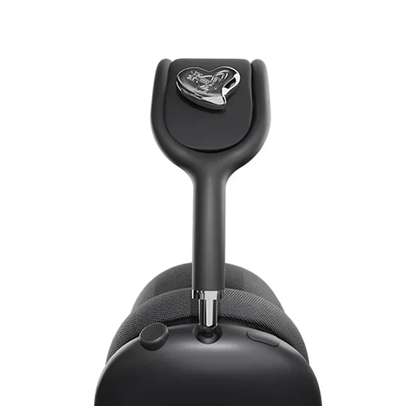 Airpods Max กรณี y2k Custom Silver Love หูฟังตกแต่ง AirpodsMax กรณีสิ่งที่แนบมาหูฟัง Hand Beam อุปกรณ์เสริม