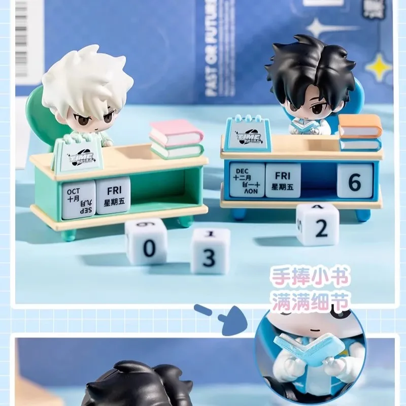 Figura de acción Link Click Charles Lucas, modelo de figura de acción de Anime, juguetes, calendario de escritorio original de dibujos animados, adorno de escritorio