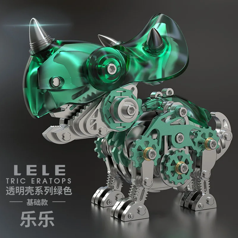 

Mechanical Dinosaur Model - 3D Metal Puzzle Kit, DIY Assembly Gift for Birthday/Valentine's