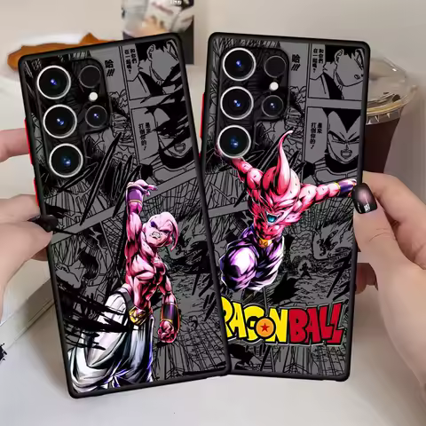 Dragon Ball Cool Majin Buu Case for Samsung Galaxy S21 S23 Ultra S9 S24 FE S22 Plus S25 Edge S10 S20 Back Phone Cover