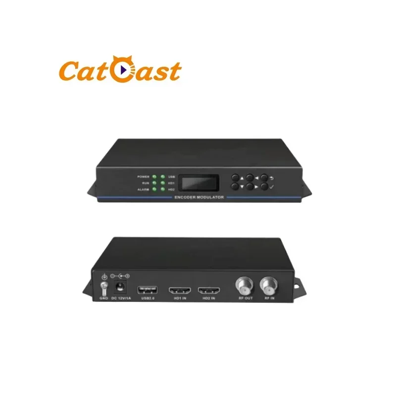 20262 HD MI Input 1 RF Output H.264 Encoding Modulator multi-channel digital TV encoder modulator