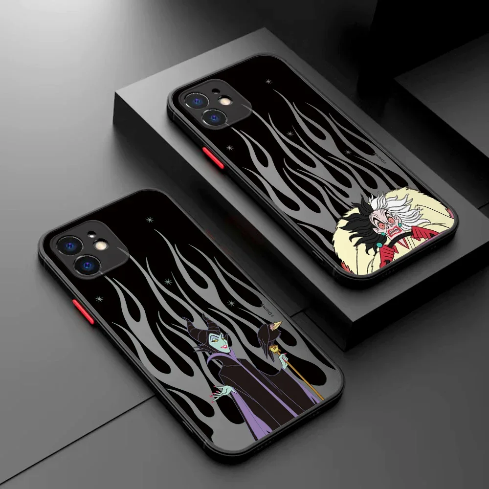 Disney Witch Ursula Phone Case for Xiaomi Mi 12 12T 11 11T 10 9 T Lite Poco M4 M3 F4 F3 GT Pro 4G 5G Matte Transparent Cover