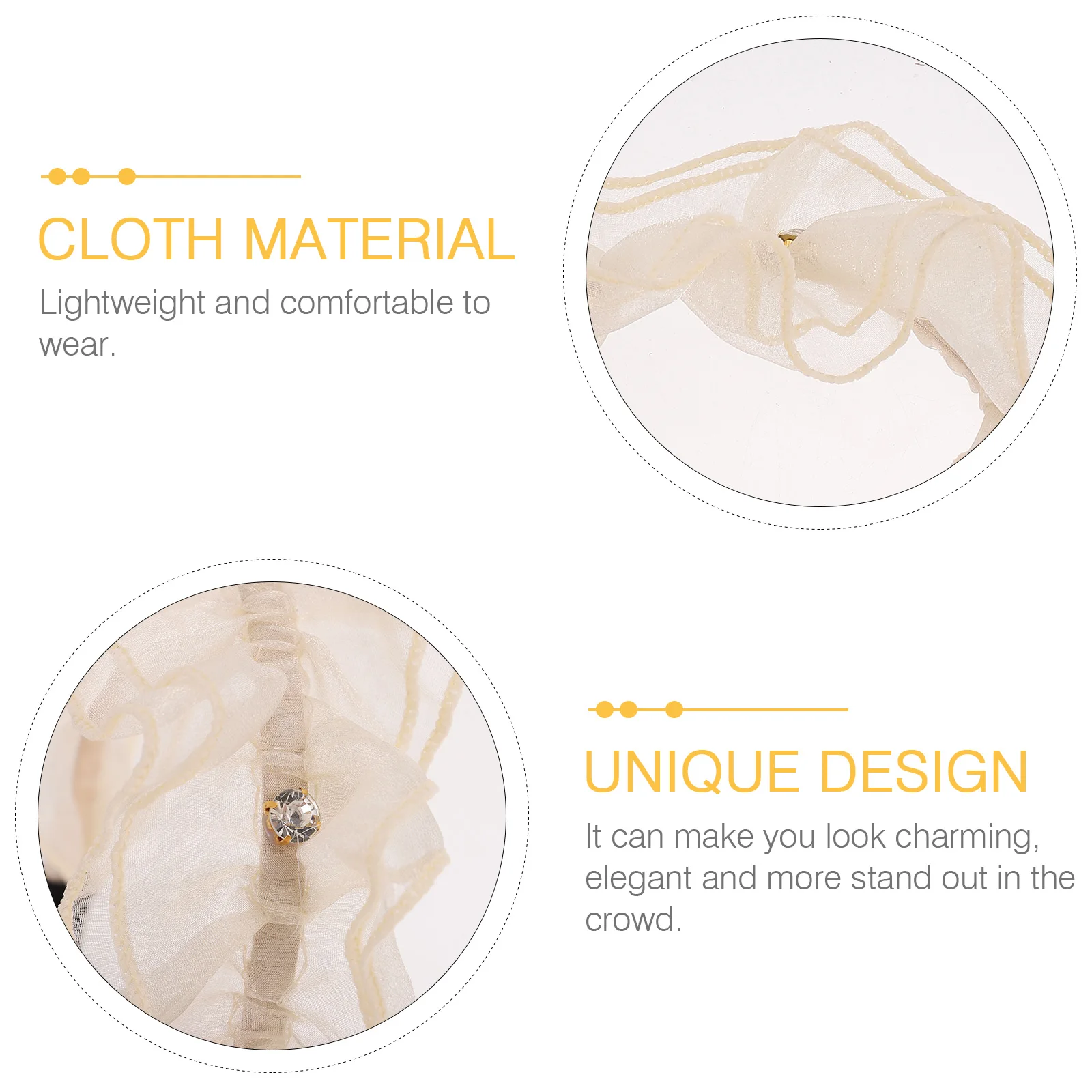 

Lace Headb for Women Girls Scrunchies Yarn Ear Headb Hair Lace Headb Ribbons Lightweight Comfortable Accessories