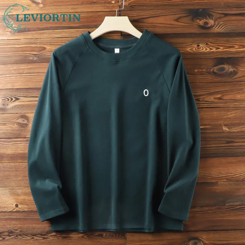 Male/ female couple fashionable retro embroidery double-sided velvet skin friendly comfortable casual base long sleeved T-shirt