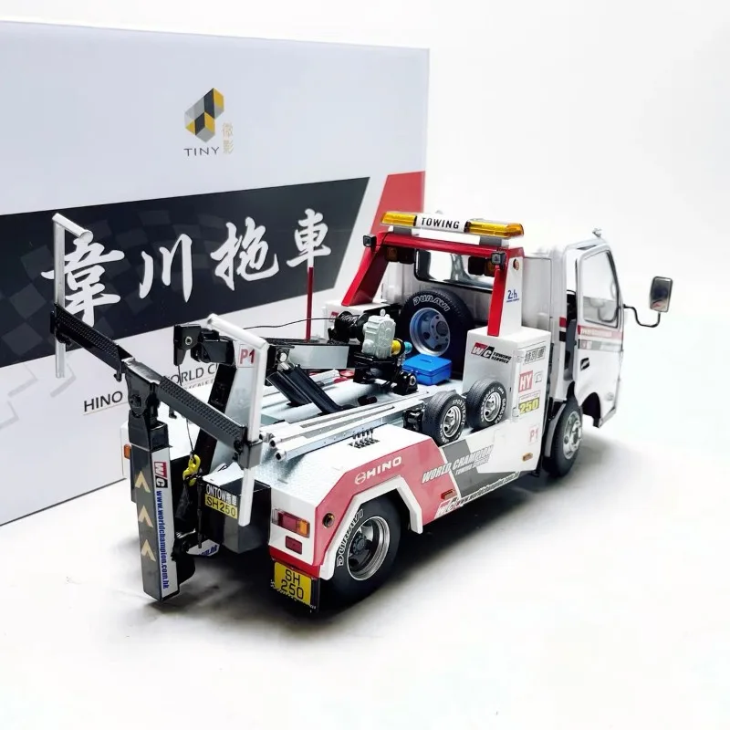 ミニカー tiny 1/18scale HINO 300 Tiny 1/18 HINO 300 Hong Kong Weichuan Trailer Road Clearing