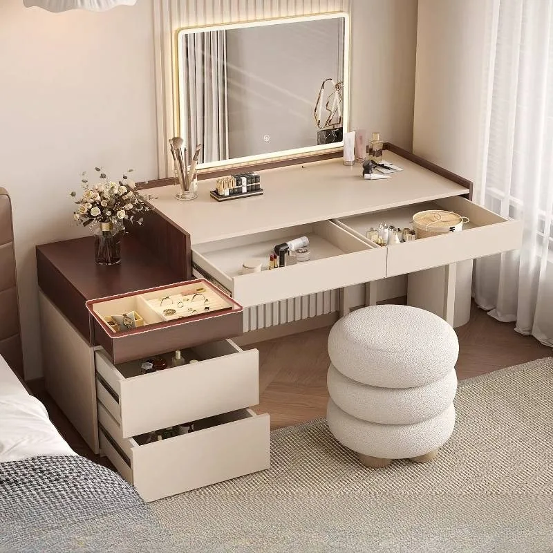 European Narrow Dressing Table Stool Nightstand Cabinet Room Stuff Dressers Bedroom Drawers Tocador Maquillaje Home Furniture