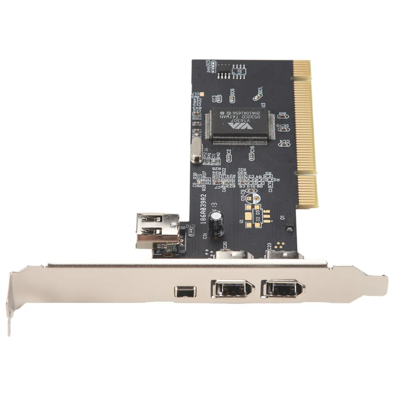 3 منافذ IEEE 1394 بطاقة Firewire PCI Firewire محول IEEE 1394 PCI بطاقة تحكم للكمبيوتر المكتبي #2