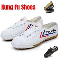New Men's Canvas Shoes, Men's and Women's Kung Fu Martial Arts Shoes, Men's Training Sports Shoes, Lace Up Soft Soled Shoes