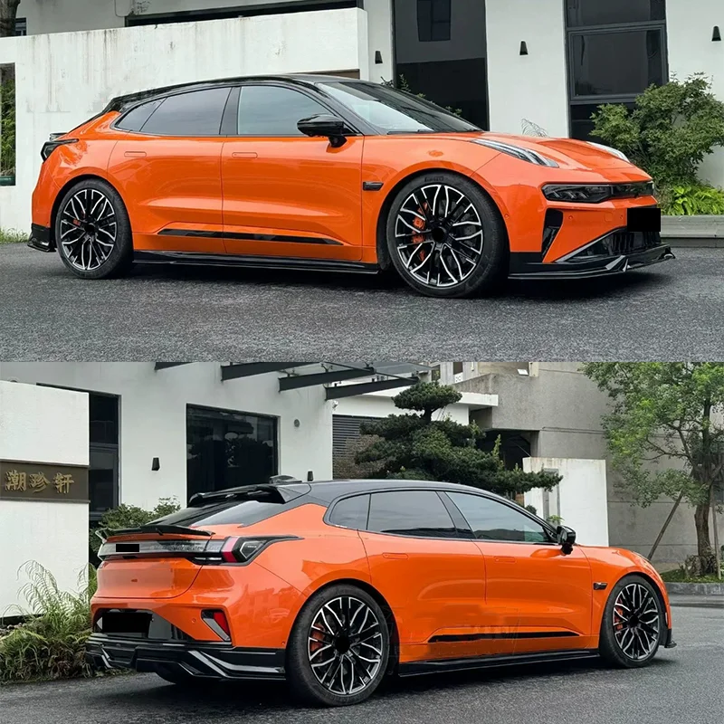 Front lip rear Lip Side Skirt for ZEEKR 001 21-25 modified ABS Front shovel Surround body kit Car Accessories