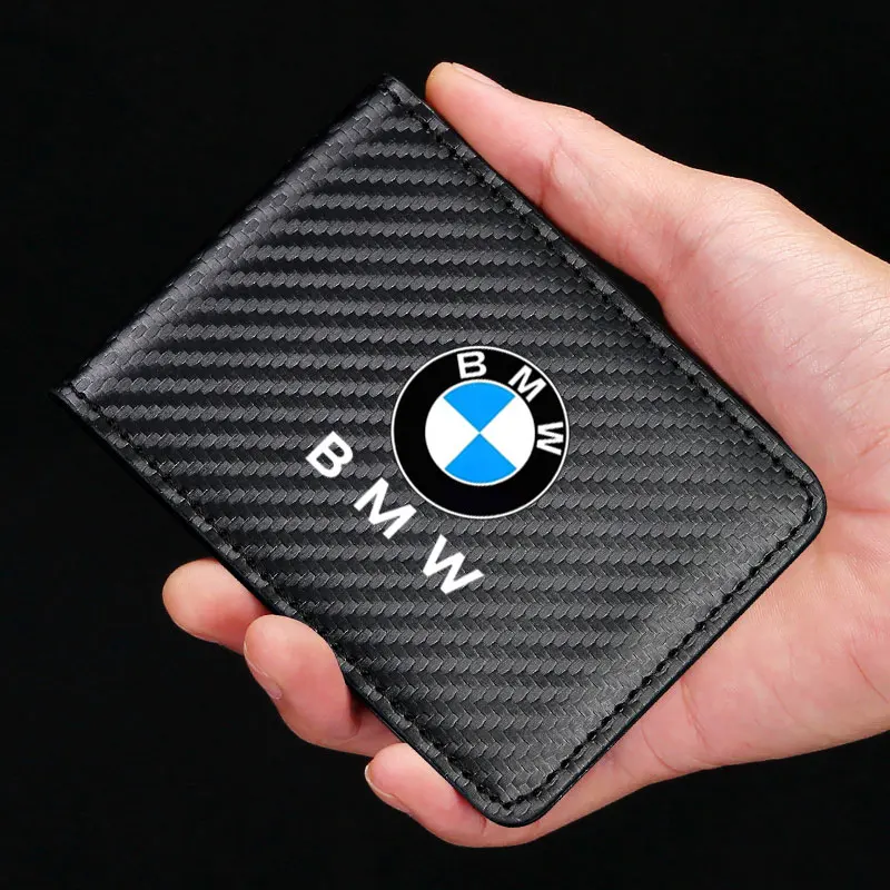 Auto Driver License Bag Driving Documents ID Card card holder For BMW M e46 e90 e60 f30 f10 e39 e36 g20 g30 f20 e87 Accessories