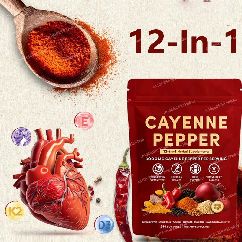 Cayennepeper 240 Softgels Onde - Vitamin D3 K2 Drop recensie en prijs