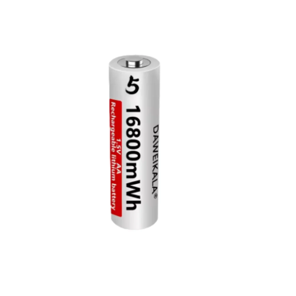 2026 New AA 1.5V 16800mWh High-Capacity Rechargeable Lithium-ion Battery,Long-Lasting for Remote Control,Mouse,Fan,Electric Toys