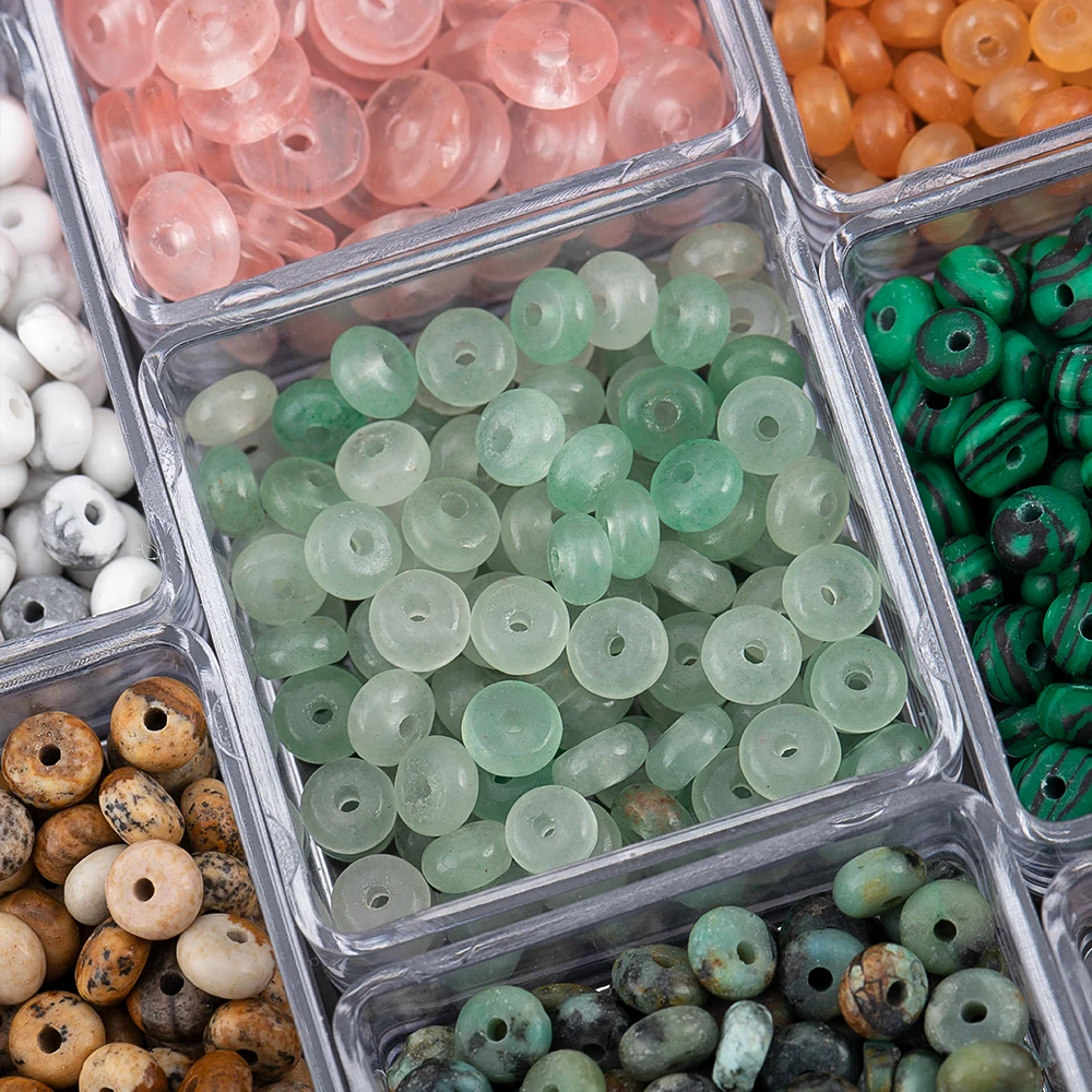 160pcs 4mm Natural Stone Abacu - Jewelry Making Stones ulasan dan harga