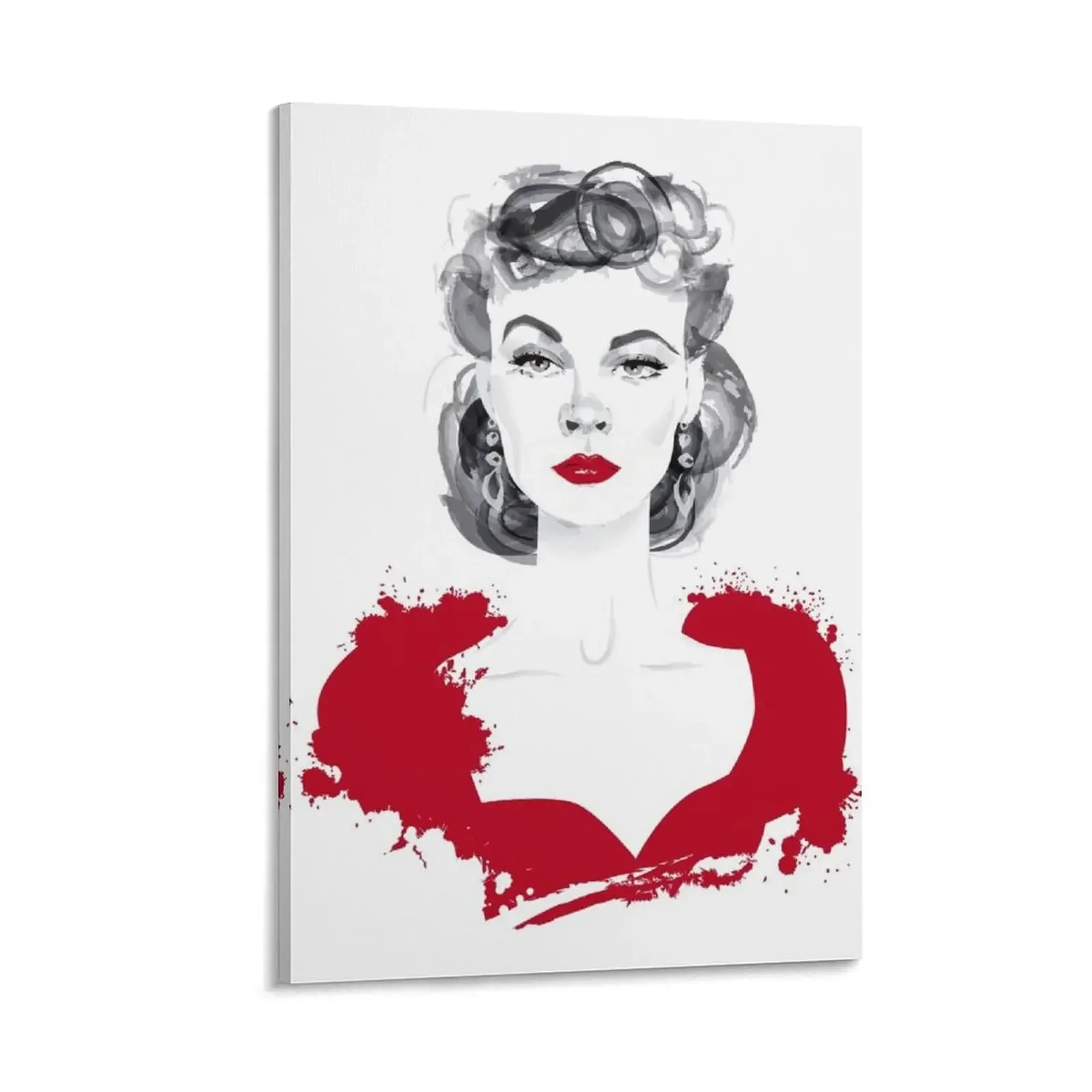 

Burgundy or Scarlett Canvas Painting home decoration luxury Paintings decorations for the room office decoration