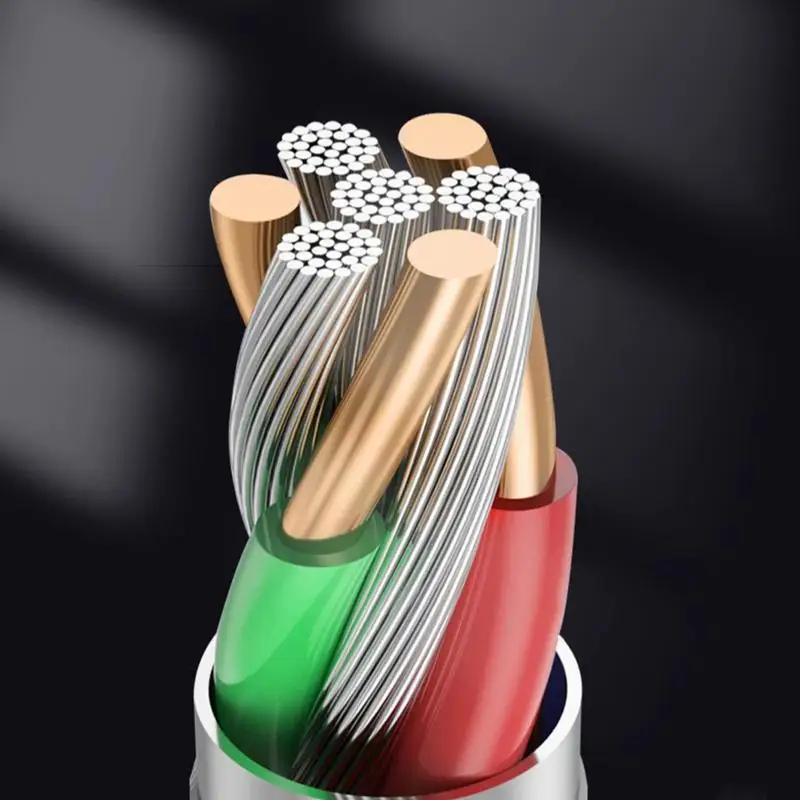 Charger USB B 3A Fast Charger Cable USB 2.0 High-Speed Charging Cable 480 Mbps Transfer Speed Data Cable For Phone Charging