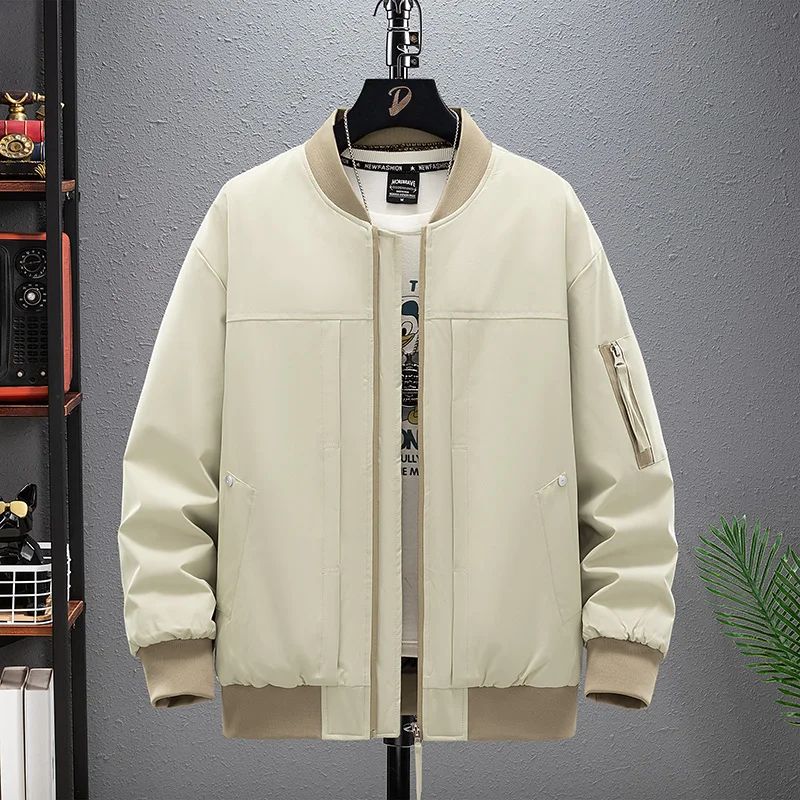 

Winter Down Cotton Jacket Casual Loose Cotton Coat Men Fashionable Jacket Plussize Graphene Heating Baseball Collar Coat for Men