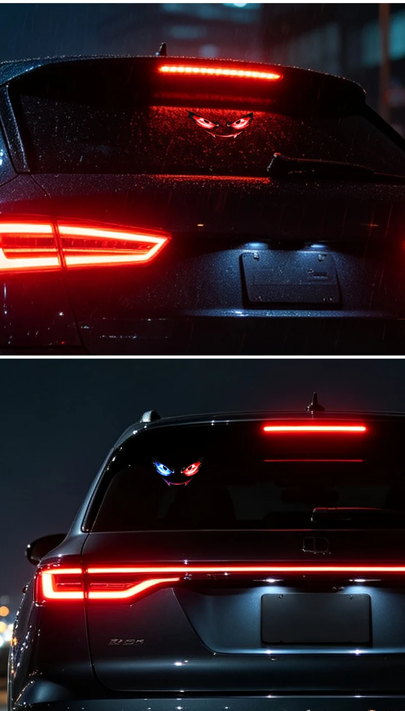 Neue Devil's Eye Ultra Helle Solarbetriebene Autoleuchte LKW LED-Leuchte Seitenleuchte Auto-Heckscheiben-Flexibles LED-Warnlicht – Detail 14