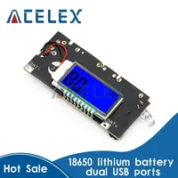 Dual USB 18650 Battery Charger PCB Power Module 5V 1A 2.1A Mobile Power Bank Accessories for Phone DIY LED LCD Module Board