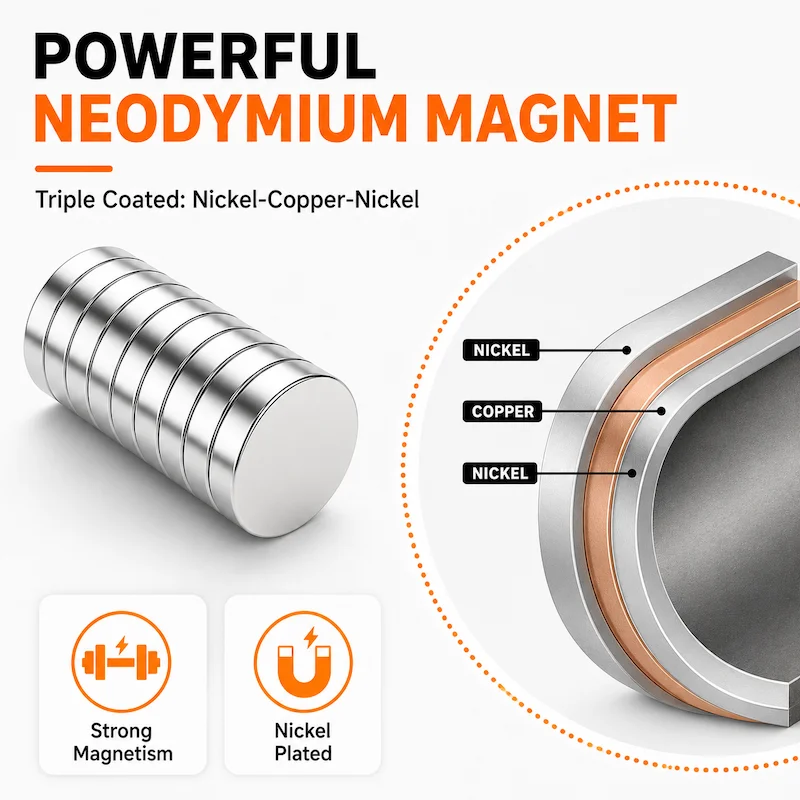 8x2mm 3D Printing Tools Kit Powerful Neodymium 3d Printing Magnets N35 NdfeB Permanent Magnetic Imanes for Refrigerator Crafts