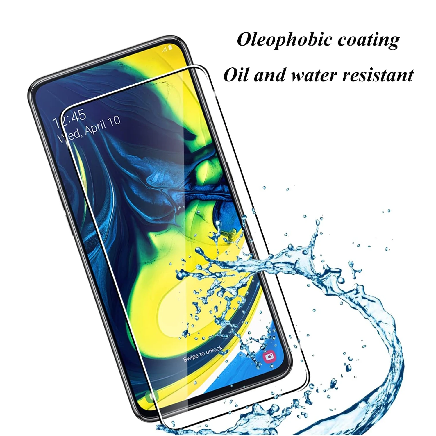 2/3/4Pcs 9H Tempered Glass For Samsung Galaxy A80 Screen Protector Glass Film