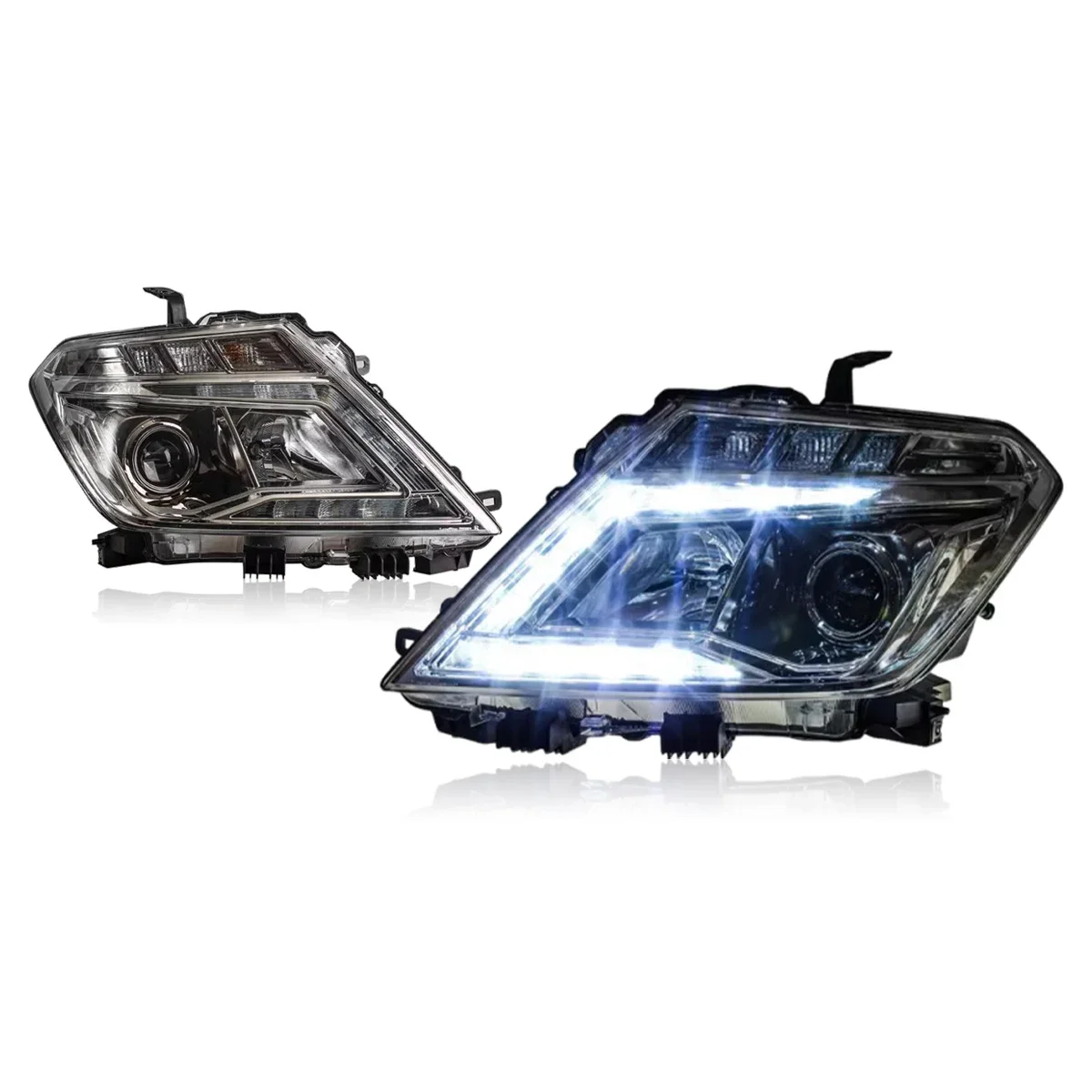 

Car Styling For Nissan Patrol Y62 2012-2019 Full LED Headlamp Assembly Upgrade High Configure Projector Lens Accessories Kit