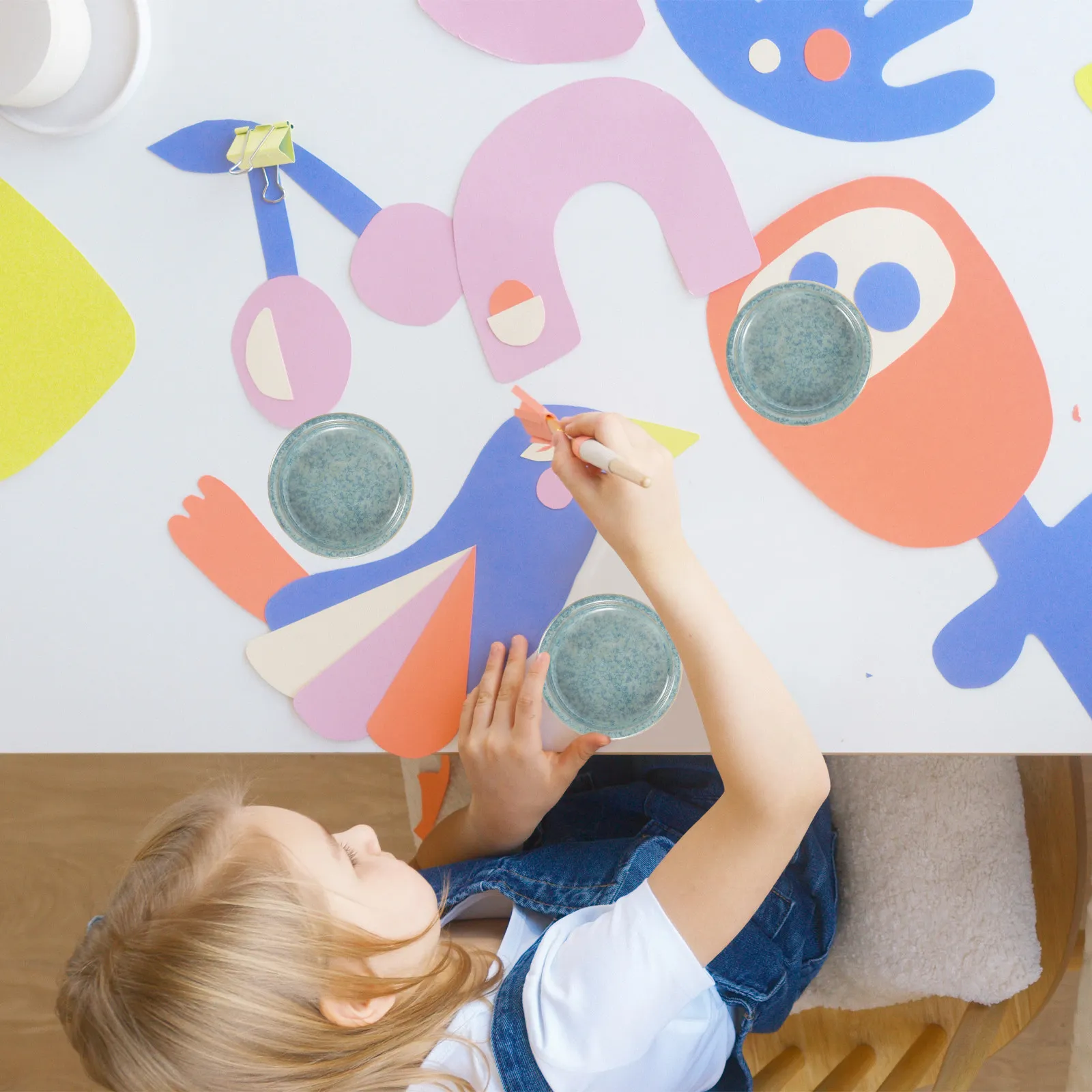 1set-stackable-paint-palette-ceramic-5-layer-watercolor-mixing-tray-multi-functional-pigment-tray-for-artists-convenient-color