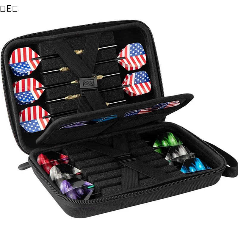 〔E〕Dart Case Holder Bag For 12 Pcs Steel And Soft Tip Darts Set, Storage Organizer Holds 12 Darts And Tips (Cases Only)〔Winter5〕